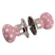 Pink Dot Mortice Handle 2.25
